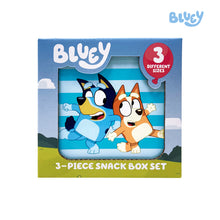 Load image into Gallery viewer, Totsafe Bluey 3-pc Snack Box Set