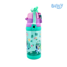 Load image into Gallery viewer, Totsafe Bluey Plastic Water Bottle with Strap (500ml)