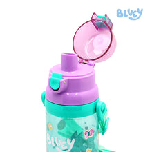 Load image into Gallery viewer, Totsafe Bluey Plastic Water Bottle with Strap (500ml)