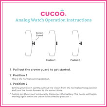 Load image into Gallery viewer, Cucoô Kids Watches 33mm (Analog) - with NEW designs
