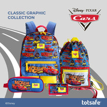 Load image into Gallery viewer, Totsafe Disney Pixar Cars Classic Graphic Collection (Backpack - Drawstring Backpack - Pouch - Lanyard Wallet)