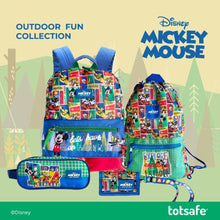 Load image into Gallery viewer, Totsafe Mickey Mouse Outdoor Fun Collection (Drawstring Backpack - Pouch - Lanyard Wallet)