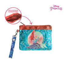 Load image into Gallery viewer, Zippies Lab Disney Little Mermaid Ariel Pearlescent Collection (Wristlet + Zipper Tote Bag)