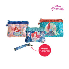 Load image into Gallery viewer, Zippies Lab Disney Little Mermaid Ariel Pearlescent Collection (Wristlet + Zipper Tote Bag)