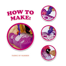 Load image into Gallery viewer, Dream Kids Fabric by Number Pillow Crafting Kit (3 Designs)