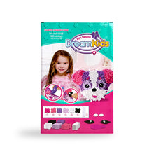 Load image into Gallery viewer, Dream Kids Fabric by Number Pillow Crafting Kit (3 Designs)