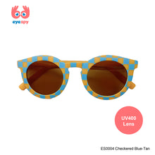 Load image into Gallery viewer, EyeSpy Checkered & Striped Sunglasses for Kids – Retro UV Shades with Fun Patterns