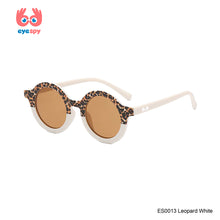 Load image into Gallery viewer, EyeSpy Leopard Round Sunglasses for Kids – Animal Print UV Shades