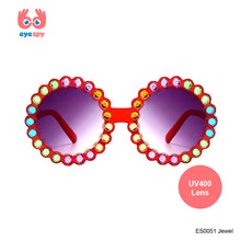 Load image into Gallery viewer, EyeSpy Jewel Sunglasses for Kids – Glossy UV Shades in Gemstone Colors