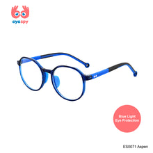 Load image into Gallery viewer, EyeSpy Aspen Bluelight Glasses for Kids – Edgy Colorblock Frames for Screen Use
