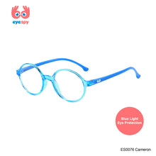 Load image into Gallery viewer, EyeSpy Cameron Bluelight Glasses for Kids – Sleek Minimalist Screen Glasses