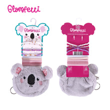 Load image into Gallery viewer, Glamfetti Microbag Keychain with Hair Accessories Collection (9 Designs)