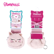 Load image into Gallery viewer, Glamfetti Microbag Keychain with Hair Accessories Collection (9 Designs)