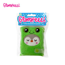 Load image into Gallery viewer, Glamfetti Critter Pals Plush Notebook Keychain (4 Designs)