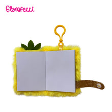 Load image into Gallery viewer, Glamfetti Critter Pals Plush Notebook Keychain (4 Designs)