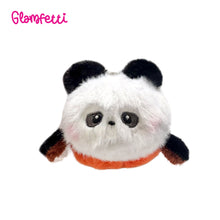 Load image into Gallery viewer, Glamfetti Reversible Animal Plushie Bag Charm Keychain