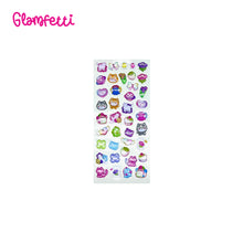 Load image into Gallery viewer, Glamfetti Kawaii 3D Embossed Stickers (1 Sticker Sheet)