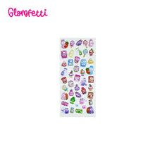 Load image into Gallery viewer, Glamfetti Kawaii 3D Embossed Stickers (1 Sticker Sheet)