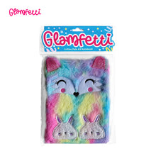 Load image into Gallery viewer, Glamfetti Critter Pals Plush A5 Notebook (5 Designs)