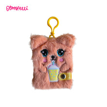 Load image into Gallery viewer, Glamfetti Critter Pals Plush Notebook Keychain (4 Designs)