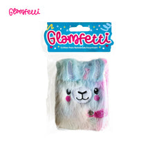 Load image into Gallery viewer, Glamfetti Critter Pals Plush Notebook Keychain (4 Designs)