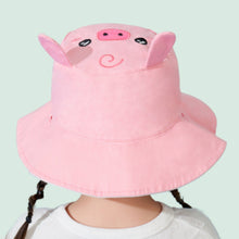 Load image into Gallery viewer, Kocotree Kids Reversible Animal Bucket Hat