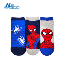 Load image into Gallery viewer, Lil Legends Disney & Marvel Sneaker Socks (3-Pair Pack)
