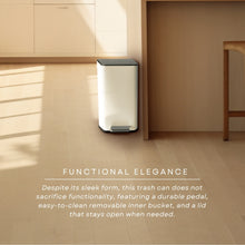 Load image into Gallery viewer, Simpli Essence Trashcan 10L (Available in White and Brushed Steel)