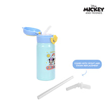 Load image into Gallery viewer, Totsafe Disney Marvel Kids Stainless Steel Insulated Sippy Bottle 354mL (with extra sippy & straw replacement)