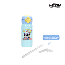 Load image into Gallery viewer, Totsafe Disney Marvel Kids Stainless Steel Insulated Sippy Bottle 354mL (with extra sippy & straw replacement)