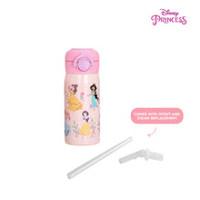 Load image into Gallery viewer, Totsafe Disney Marvel Kids Stainless Steel Insulated Sippy Bottle 354mL (with extra sippy & straw replacement)