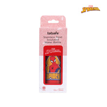 Load image into Gallery viewer, Totsafe Disney Marvel Kids Stainless Steel Insulated Sippy Bottle 354mL (with extra sippy & straw replacement)