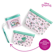 Load image into Gallery viewer, Zippies Lab Disney Princess Dream It 3pc Standup Pouch Set with Detachable Strap