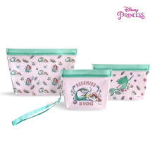 Load image into Gallery viewer, Zippies Lab Disney Princess Dream It 3pc Standup Pouch Set with Detachable Strap