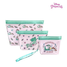 Load image into Gallery viewer, Zippies Lab Disney Princess Dream It 3pc Standup Pouch Set with Detachable Strap