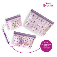 Load image into Gallery viewer, Zippies Lab Disney Princess Dream It 3pc Standup Pouch Set with Detachable Strap