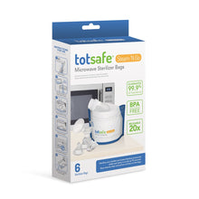 Load image into Gallery viewer, Totsafe Steam N' Go Microwavable Sterilizer Bags