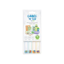 Load image into Gallery viewer, Totsafe Label N Go Write-On Self-Laminating Stickers (Pack of 74)