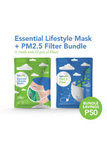 Load image into Gallery viewer, Totsafe Essential Lifestyle Mask Bundle (1 Mask + 23 pcs PM2.5 Filter)