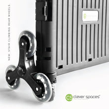 Load image into Gallery viewer, Clever Spaces Stair Climber Foldable Trolley Cart (with Lid)
