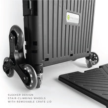 Load image into Gallery viewer, Clever Spaces Stair Climber Foldable Trolley Cart (with Lid)