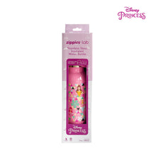 Load image into Gallery viewer, Zippies Lab Disney Princess Geo Insulated Water Bottle 483ml (2 types of cap included)