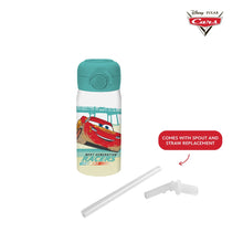 Load image into Gallery viewer, Totsafe Disney Kids Double Wall Stainless Steel Insulated Sippy Bottle 354mL (with extra sippy & straw replacement)