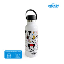 Load image into Gallery viewer, Zippies Lab Disney Mickey Mouse Express Yourself Insulated Water Bottle 483ml (2 types of cap included)