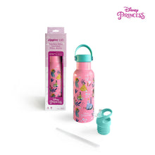 Load image into Gallery viewer, Zippies Lab Disney Insulated Water Bottle Collection 483ml (2 types of cap included)
