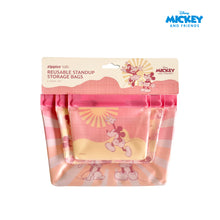 Load image into Gallery viewer, Zippies Lab Disney Mickey and Friends Super Glow Reusable Standup Storage Bags (Pack of 3)