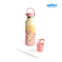 Load image into Gallery viewer, Zippies Lab Disney Mickey and Friends Super Glow Insulated Water Bottle 483ml (2 types of cap included)