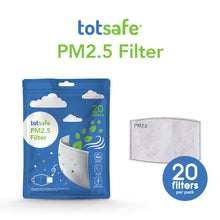 Load image into Gallery viewer, Totsafe PM2.5 Filter Pack of 20s