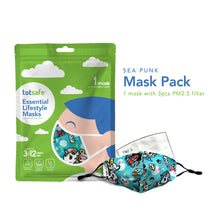 Load image into Gallery viewer, Totsafe Essential Lifestyle Mask Set (1 Mask + 3 pcs PM2.5 Filter)