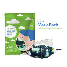 Load image into Gallery viewer, Totsafe Essential Lifestyle Mask Set (1 Mask + 3 pcs PM2.5 Filter)
